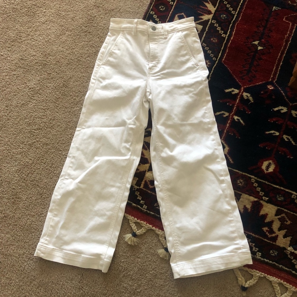 Everlane wide leg crop pants